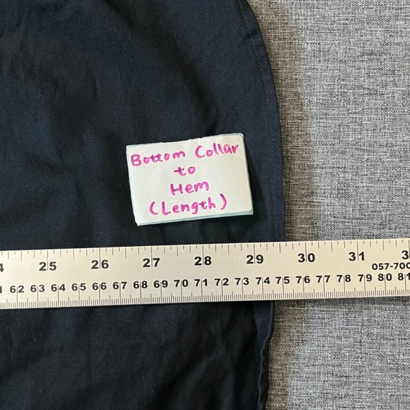 Gitman Bros Vintage Cotton Button Down Long Sleeve Shirt - Men's Size S - Black - Picture 9 of 11